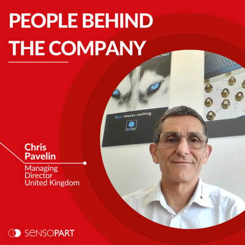Meet Chris Pavelin, the driving force behind SensoPart UK, ensuring each day is filled with diverse tasks, customer care, and international collaboration, making every day at SensoPart a smiling one.